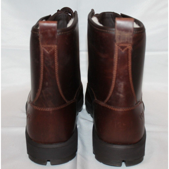 UGG MENS KIRKSON BOOT CORDOVAN LEATHER WATERPROOF VIBRAM WOOL LINED‎ - Picture 6 of 8